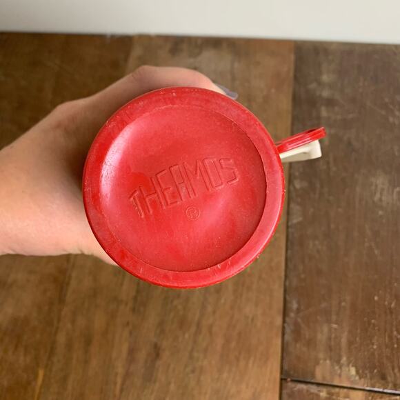 Vintage THERMOS 2402 1 Quart Insulated Vacuum Bottle with 2 Cups - Picture 5 of 7